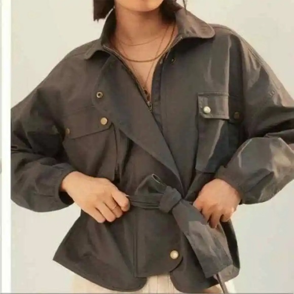 Mare Mare Jackets & Blazers - Mare Mare x Anthropologie belted utility jacket | size medium